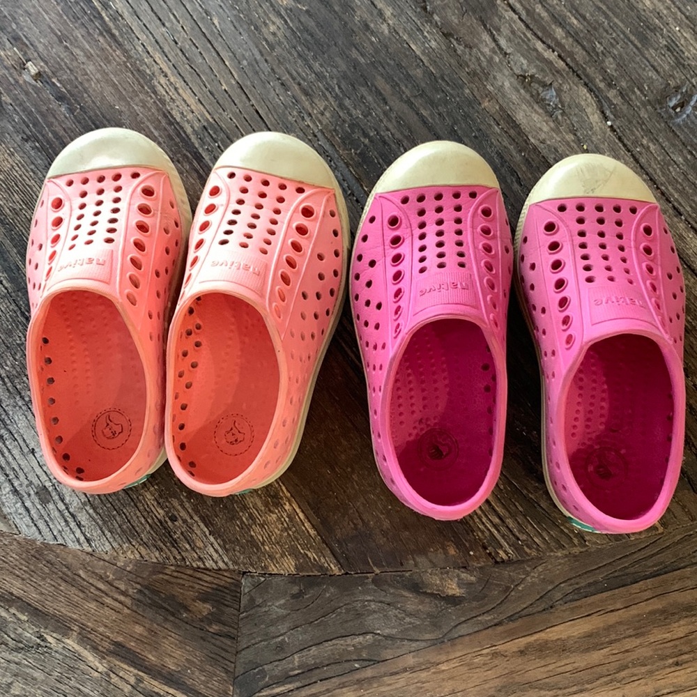 Two pair of native shoes